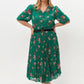 S-4XL👗 Fustă plisată florală elegantă