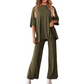 Set de top și pantaloni casual pentru femei