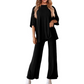 Set de top și pantaloni casual pentru femei