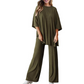 Set de top și pantaloni casual pentru femei