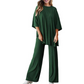 Set de top și pantaloni casual pentru femei