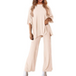 Set de top și pantaloni casual pentru femei