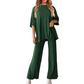Set de top și pantaloni casual pentru femei