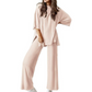 Set de top și pantaloni casual pentru femei