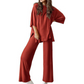 Set de top și pantaloni casual pentru femei
