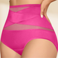 🌸  Special Price £12.99 ! 🔥Buy 1 Get 1 Free🎁Plus-Size High-Waist Cross Tummy Control Panties-Q