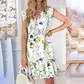 👗 Mini rochie cu guler și nasturi în față