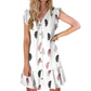 👗 Mini rochie cu guler și nasturi în față