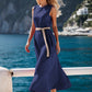 【S-2XL】👗Rochie elegantă de culoare solidă cu curea