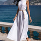 【S-2XL】👗Rochie elegantă de culoare solidă cu curea