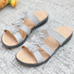 【EU 35-43】🌺Sandale slip-on de damă cu decor floral