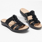 【EU 35-43】🌺Sandale slip-on de damă cu decor floral