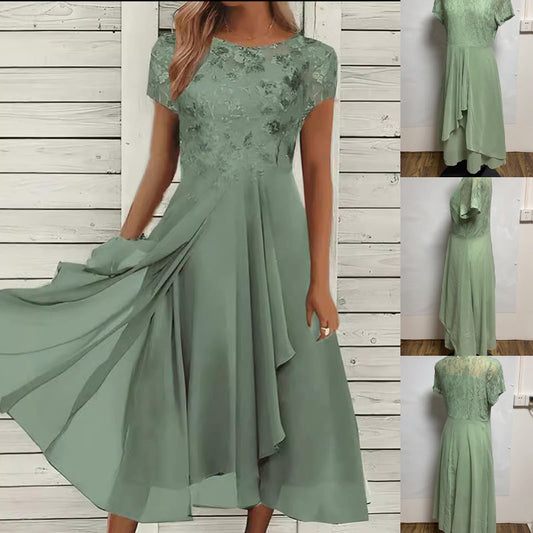 👗 Rochie elegantă pentru femei cu gât rotund
