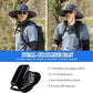 🧢  50% REDUCERE! ✨ Pălărie de soare cu ventilator solar – UPF 50+, alimentare duală, ultraușoară ☀️