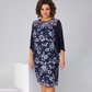 👗 Rochie lungă din plasă florală