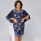 👗 Rochie lungă din plasă florală