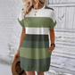 Rochie casual de damă cu decolteu rotund