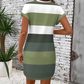 Rochie casual de damă cu decolteu rotund