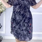 💞Rochie midi cu gât rotund imprimat