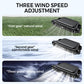❄️Ventilator pentru scaunul auto – cu două turbine și alimentare prin USB – răcitor de aer portabil pentru vară