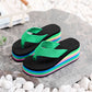🌈 Flip flop pentru femei cu talpă curcubeu