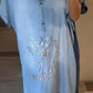 Rochie casual cu decolteu în V
