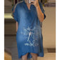 Rochie casual cu decolteu în V