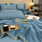 🌙 Set de pat din patru piese, proaspăt și confortabil — oferă o senzație de răcoare și un somn odihnitor 🛏️