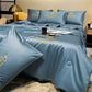 🌙 Set de pat din patru piese, proaspăt și confortabil — oferă o senzație de răcoare și un somn odihnitor 🛏️