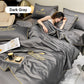🌙 Set de pat din patru piese, proaspăt și confortabil — oferă o senzație de răcoare și un somn odihnitor 🛏️