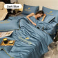 🌙 Set de pat din patru piese, proaspăt și confortabil — oferă o senzație de răcoare și un somn odihnitor 🛏️