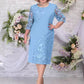 Rochie elegantă din dantelă florală