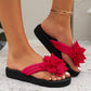 👡 Șlapi cu imprimeu floral pentru femei 🌺 - Confortabili, antiderapanți, ideali pentru plajă și acasă | Reducere Specială!