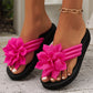 👡 Șlapi cu imprimeu floral pentru femei 🌺 - Confortabili, antiderapanți, ideali pentru plajă și acasă | Reducere Specială!