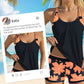 Set costum de baie 2 piese cu maiou și pantaloni scurți imprimate pentru femei