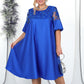 👗 Rochie casual pentru femei, cu detalii din dantelă, croială în A