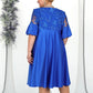 👗 Rochie casual pentru femei, cu detalii din dantelă, croială în A