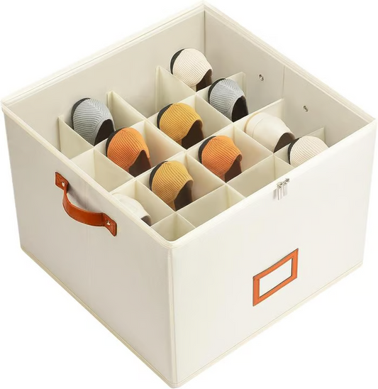 🔥✨  REDUCERE DE 50%! 👟 Cutie compactă pentru pantofi, cu capacitate de 12 perechi – rezistentă la praf, reglabilă și pliabilă, ideală pentru spații mici.
