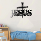 Metal decorare de perete Cruce Isus Adevăr