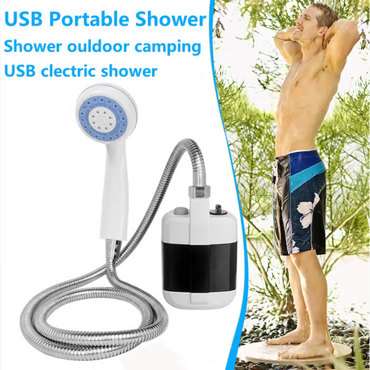 💦Duș de camping portabil cu pompă de apă