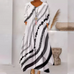 🍀[S-3XL]💖Rochie lungă, largă, cu imprimeu, pentru femei🎁