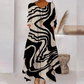 🍀[S-3XL]💖Rochie lungă, largă, cu imprimeu, pentru femei🎁
