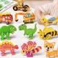 🎨3D puzzle educațional pentru copii