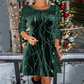 ✨Rochie elegantă cu paiete, în linie A