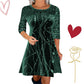 ✨Rochie elegantă cu paiete, în linie A