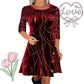 ✨Rochie elegantă cu paiete, în linie A