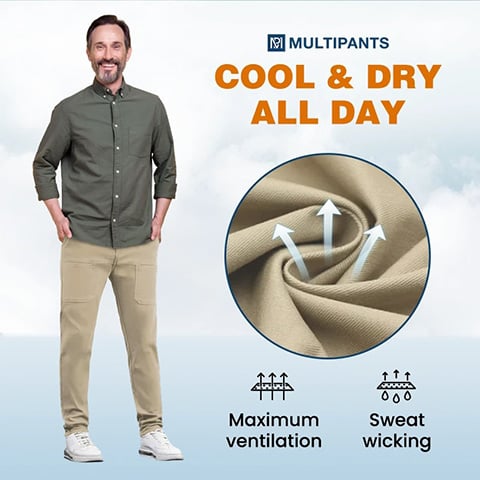 👍Last Day Sale 49% OFF🏆MultiPants – High Stretch Multi-pocket Durable Cargo Pants