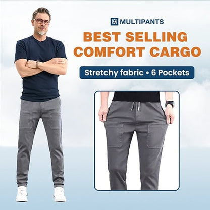 ✨ Practical Everyday Comfort | Women's High-Stretch Multi-Pocket Cargo Pants