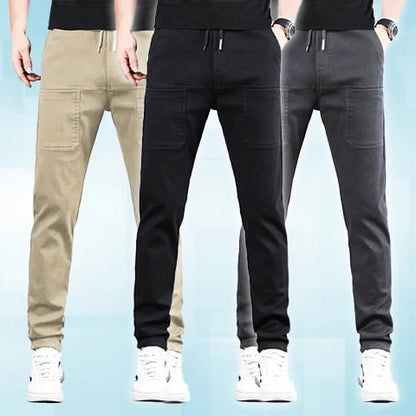 Men's 4-Way Stretch Multi-Pocket Everyday Cargo Pants