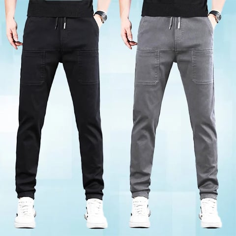 Men's 4-Way Stretch Multi-Pocket Everyday Cargo Pants